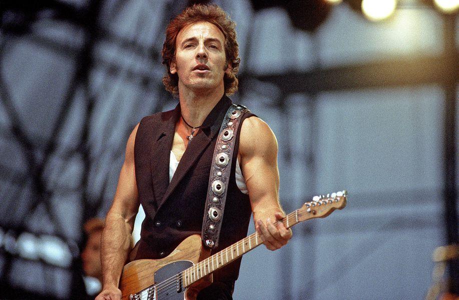 Bruce Springsteen am Anfang seiner Karriere