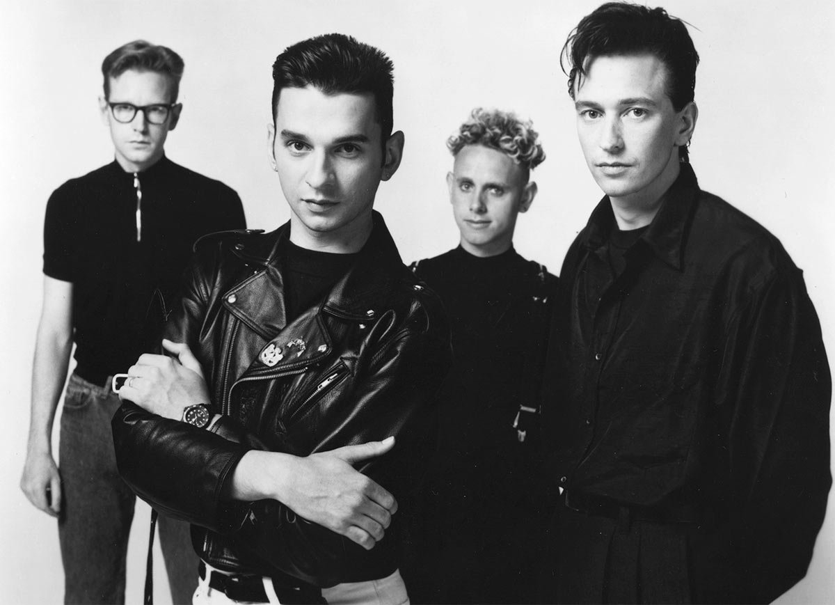 Depeche Mode am Anfang seiner Karriere